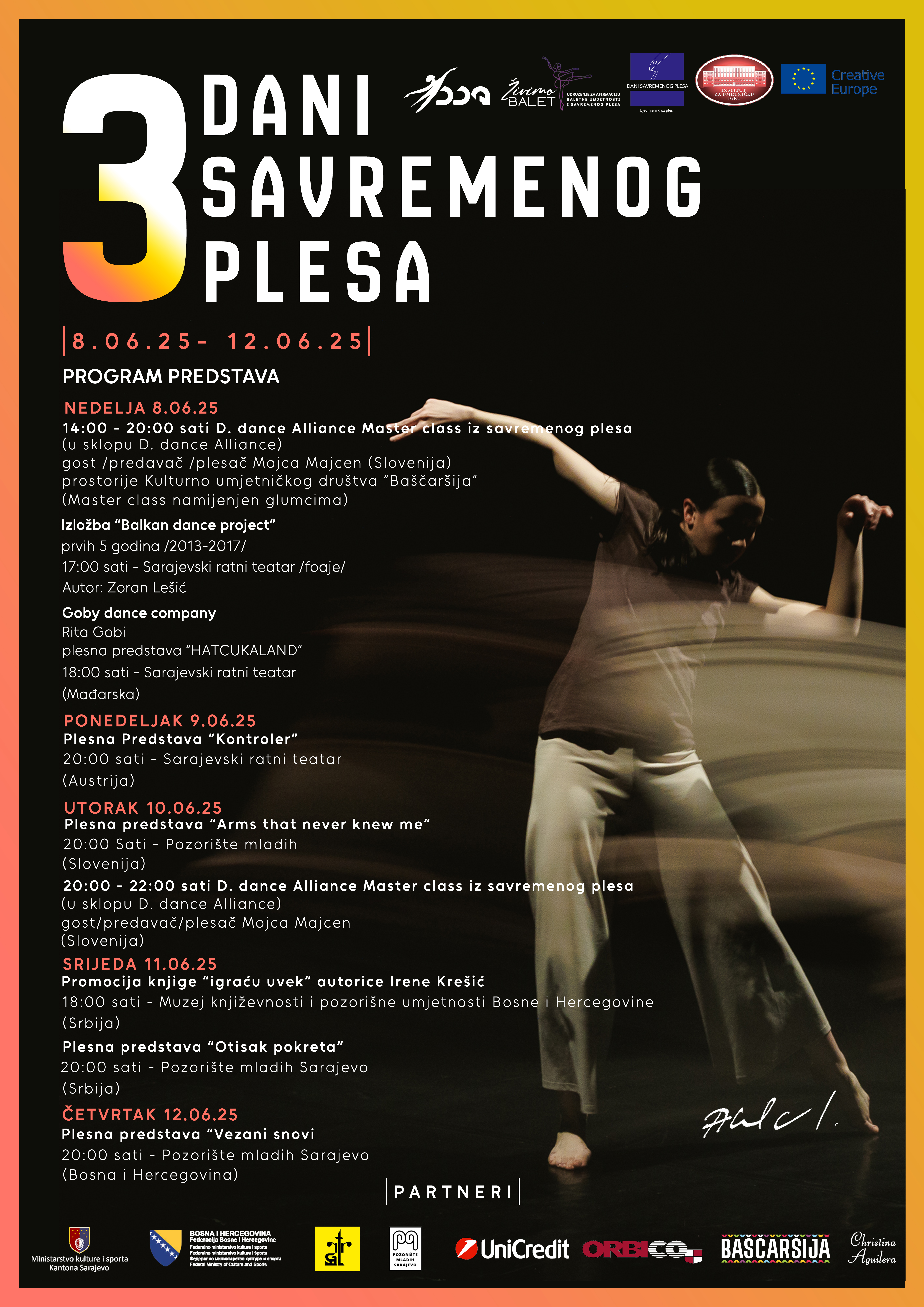 Treći Dani savremenog plesa otvoreni izložbom “Balkan danceproject”